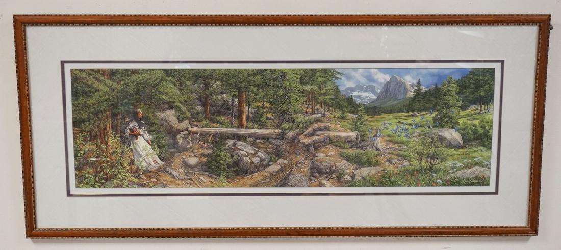 BEV DOOLITTLE *MUSIC IN THE WIND* NATIVE AMERICAN (1 of 4)