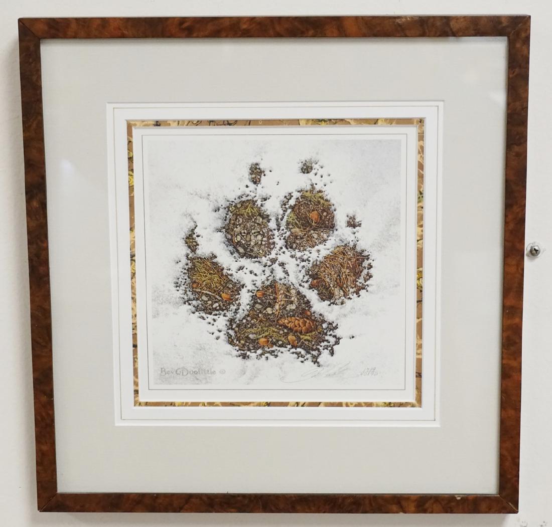 BEV DOOLITTLE NATIVE AMERICAN THEMED PRINT OF A BEAR (1 of 3)
