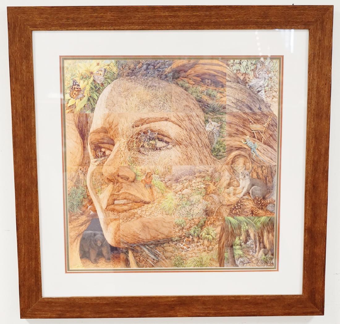 BEV DOOLITTLE *THE EARTH IS MY MOTHER* NATIVE AMERICAN (1 of 5)