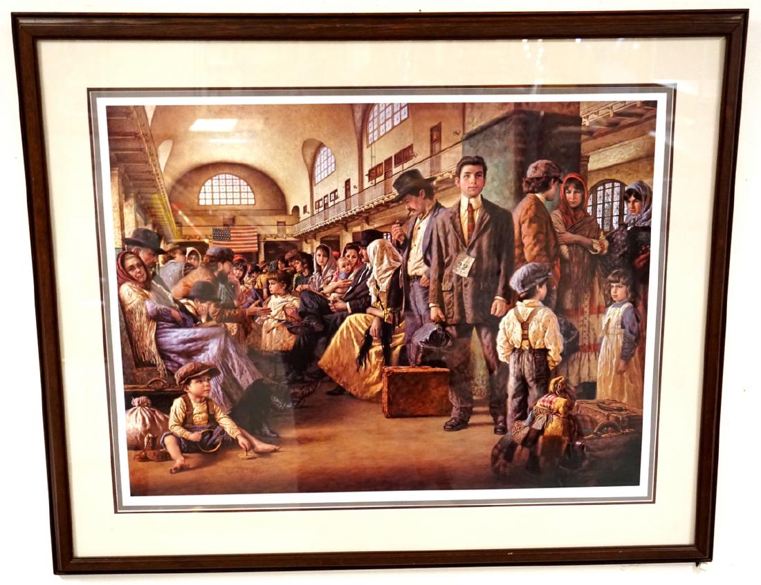 JIM DALY *PILLARS OF A NATION*. PENCIL SIGNED LIMITED