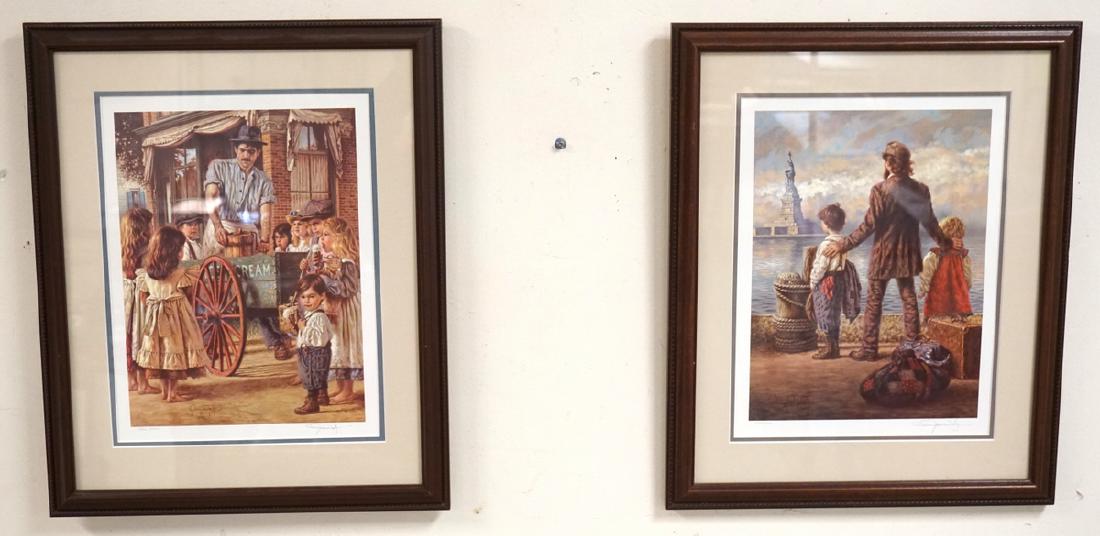 PAIR OF JIM DALY LIMITED EDITION PRINTS TITLED *A NEW (1 of 4)