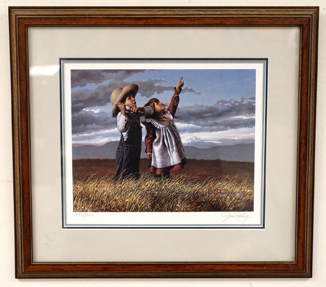 JIM DALY LIMITED EDITION PRINT TILED *FLYING HIGH* (1 of 2)