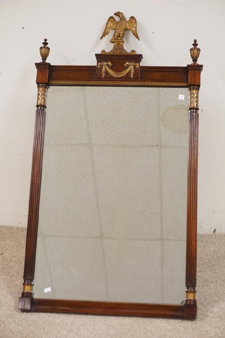 KINDEL MAHOGANY MIRROR WITH GOLD GILT ACCENTS INCLUDING (1 of 3)