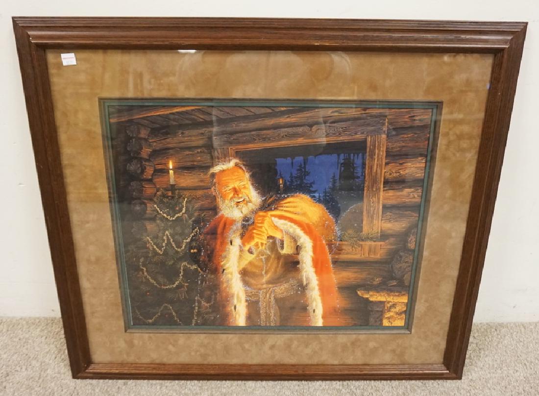 STEPHEN LYMAN SIGNED LIMITED EDITION CHRISTMAS PRINT OF