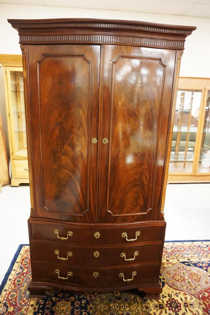 BAKER 2 DR. 3 DRW. ARMOIRE. FAUX FRONT WITH CHAMFORD (1 of 4)