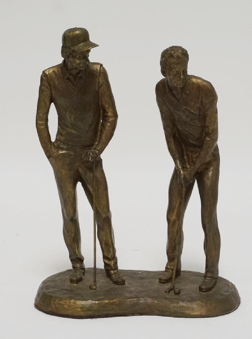 ALVA STUDIOS GOLF SCULPTURE. 10 3/4 INCHES HIGH. (1 of 1)