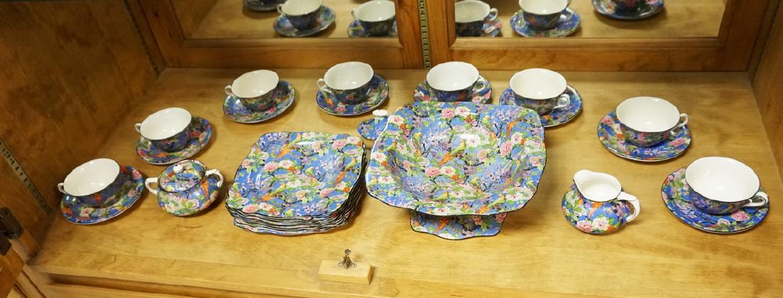 27 PC CROWN DUCAL CHINTZ LUNCHEON SET DECORATED WITH (1 of 2)