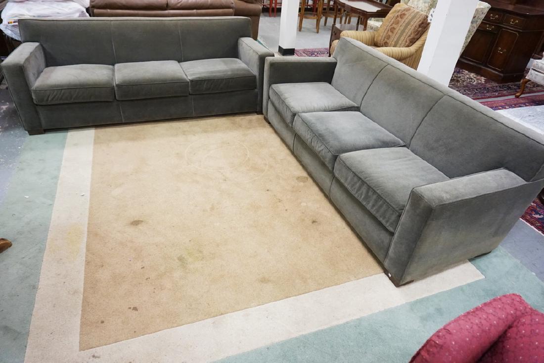 PAIR OF SOFAS BY ROOM AND BOARD. 88 INCHES LONG. (1 of 3)