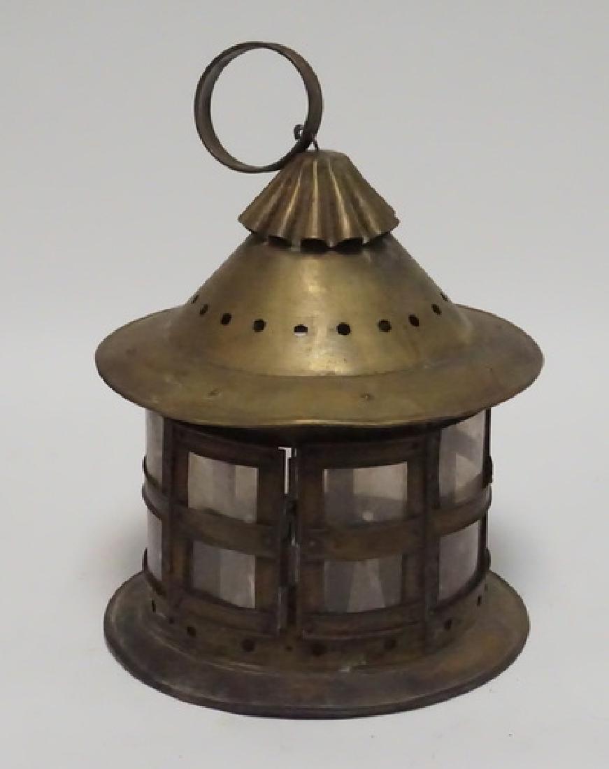 BRASS CANDLE LANTERN