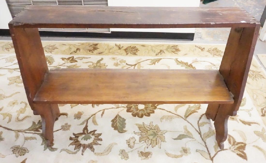 ANTIQUE PRIMITIVE BUCKET BENCH