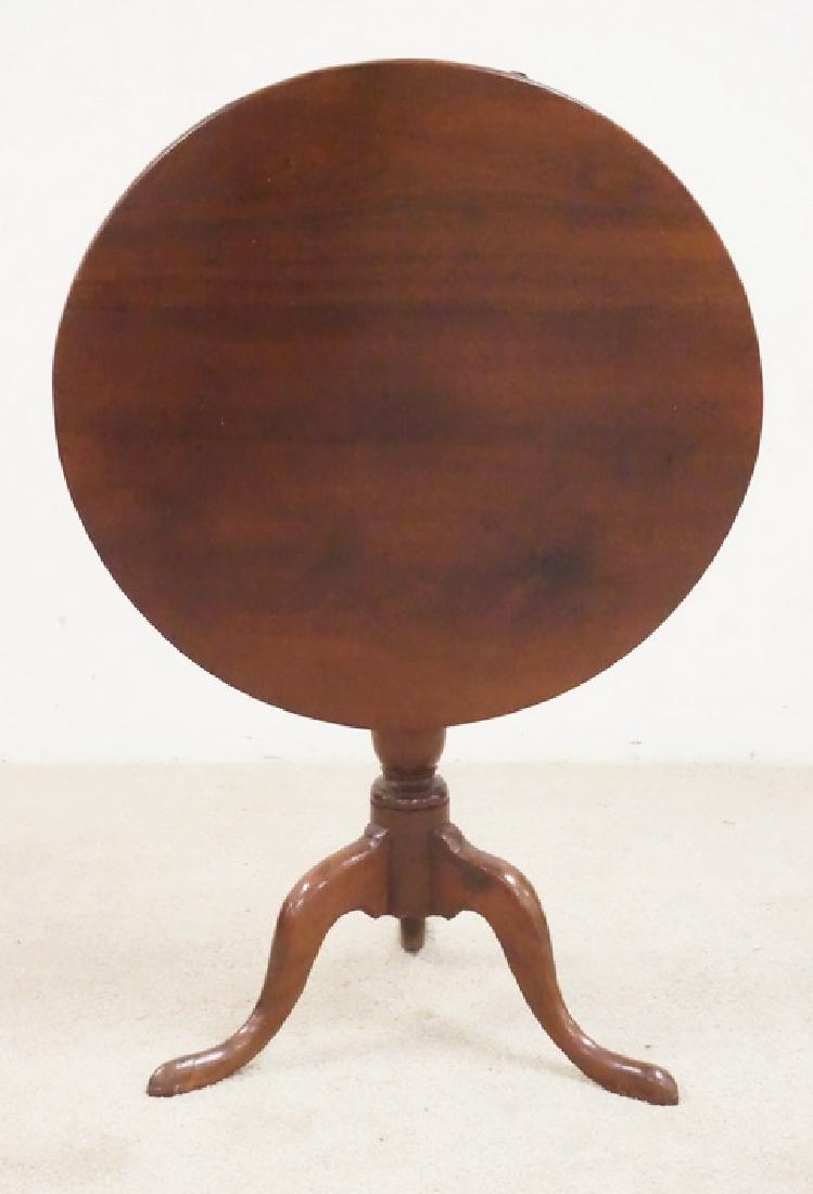 TILT TOP BREAKFAST TABLE: TILT TOP BREAKFAST TABLE. 29 INCHES HIGH. 28 1/2 INCHES WIDE.