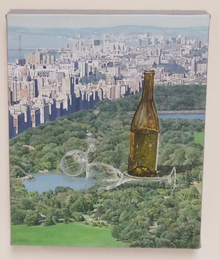 DOUG WEBB: DOUG WEBB ORIGINAL PAINTING TITLED *TWO BECOME ONE*. 8 X 10 INCHES. SIGNED LOWER LEFT.