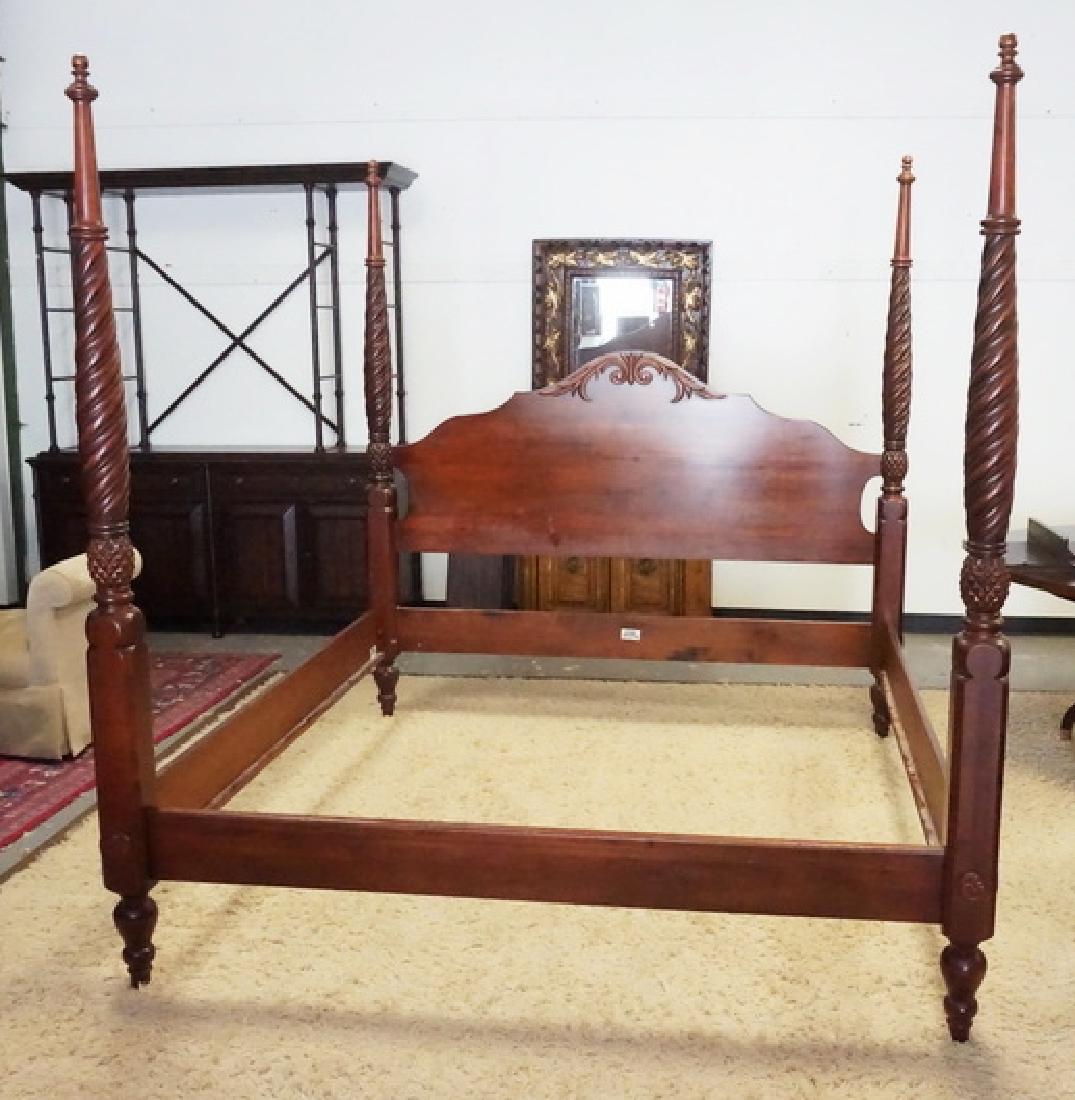 ETHAN ALEN BRITISH CLASSICS KING SIZE POSTER BED: ETHAN ALLEN BRITISH CLASICS KING SIZE POSTER BED.