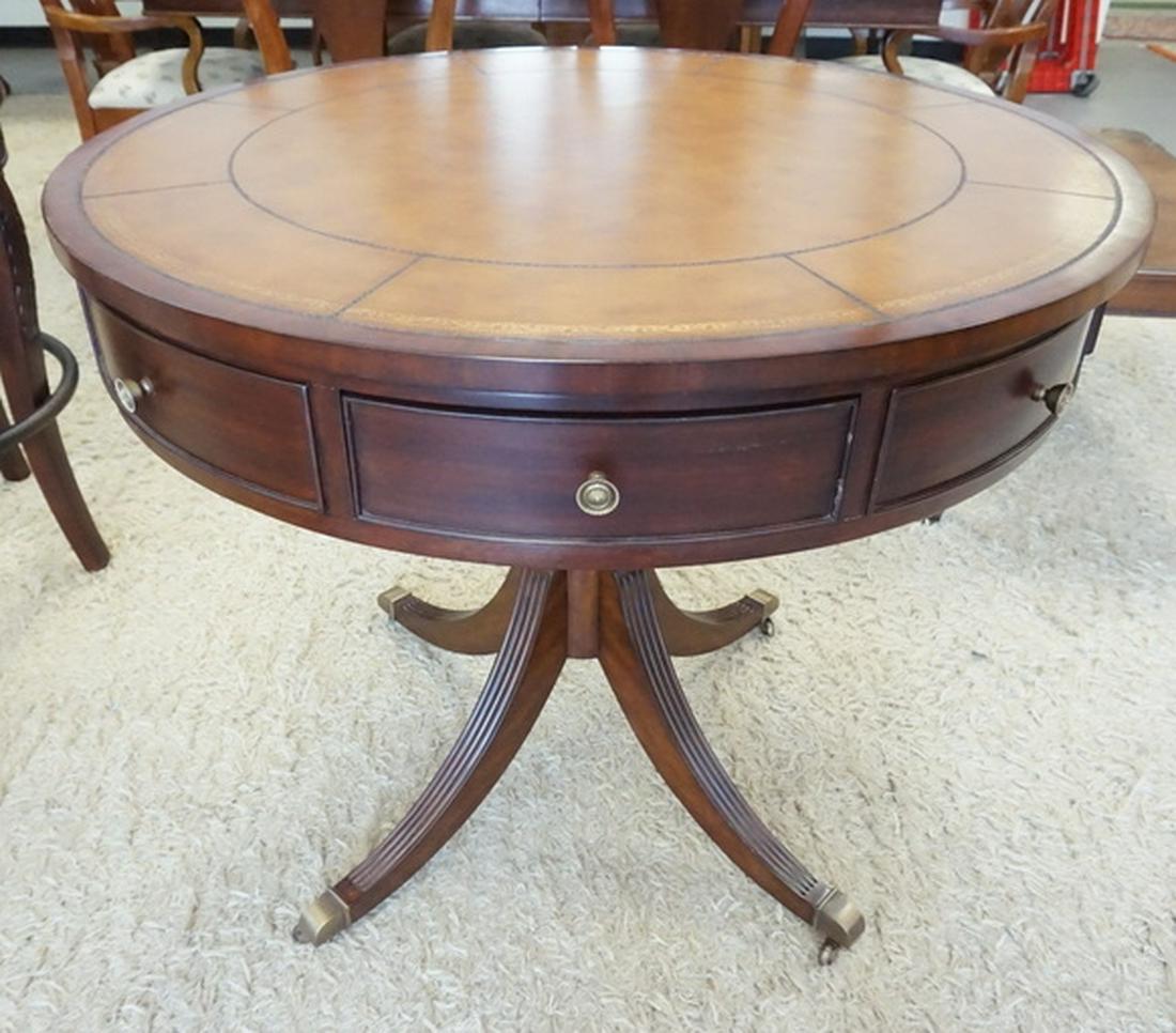 Ethan allen sale drum table