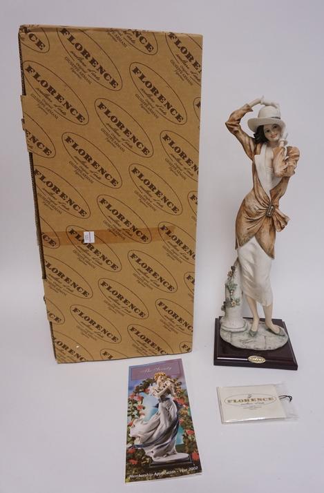 FLORENCE, GIUSEPPE ARMANI LIM ED FIGURE VALENTINA: FLORENCE GIUSEPPI ARMANI LIM ED FIGURE *VALENTINA*. 603 OF 5000 19 IN H COMES WITH FITTED BOX
