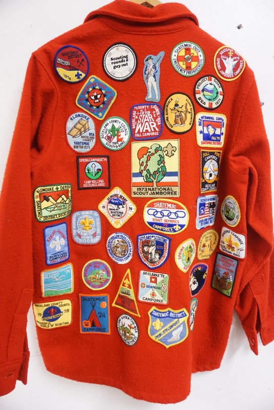 VINTAGE BOY SCOUT JACKET AND SHIRTS: BOY SCOUT VINTAGE JACKET AND UNIFORM SHIRTS