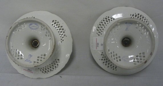 PR OF DRESDEN BOLTED TAZZAS FOR OVINGTON BROTHERS;  - 3