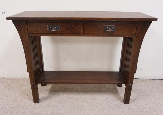 STICKLEY MISSION OAK CONSOLE TABLE (1 of 4)