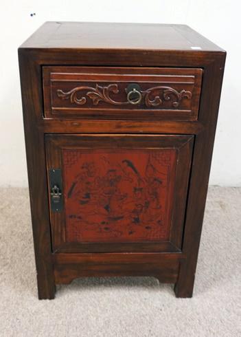 PAINT DECORATED ASIAN STAND (1 of 3)