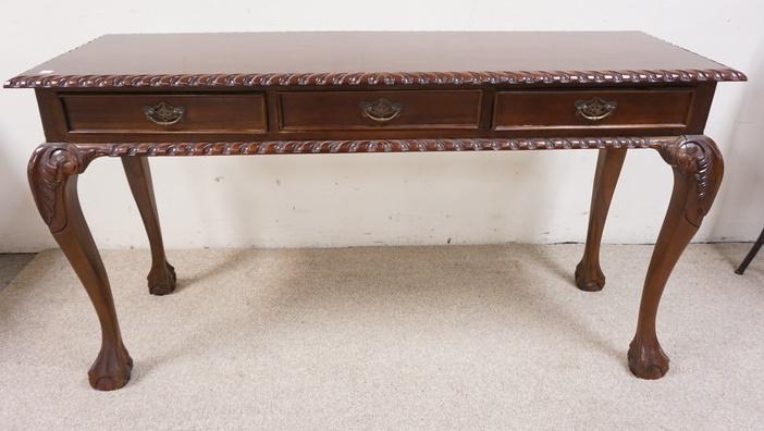 MAHOGANY SOFA TABLE (1 of 3)