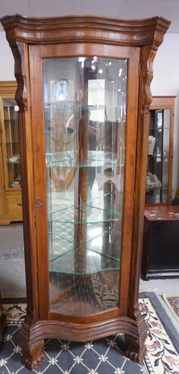 MAHOGANY CORNER CABINET (1 of 3)