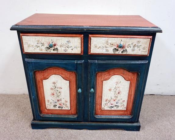 PAINT DECORATED COUNTRY STAND (1 of 3)