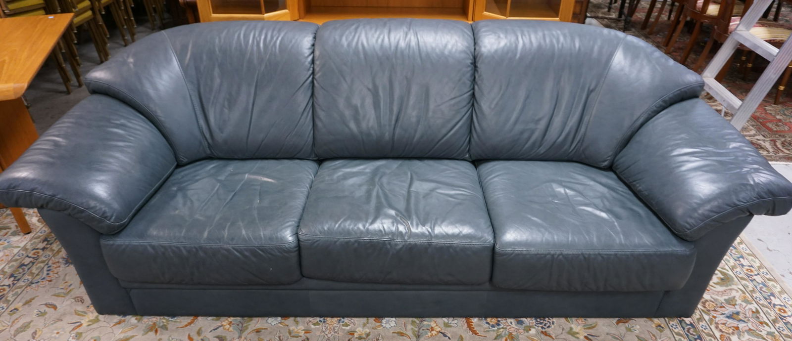 ITALIAN LEATHER SOFA (1 of 2)