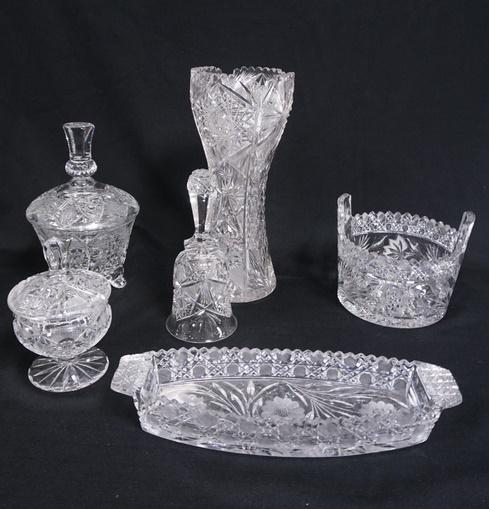 CUT GLASS LOT (1 of 6)