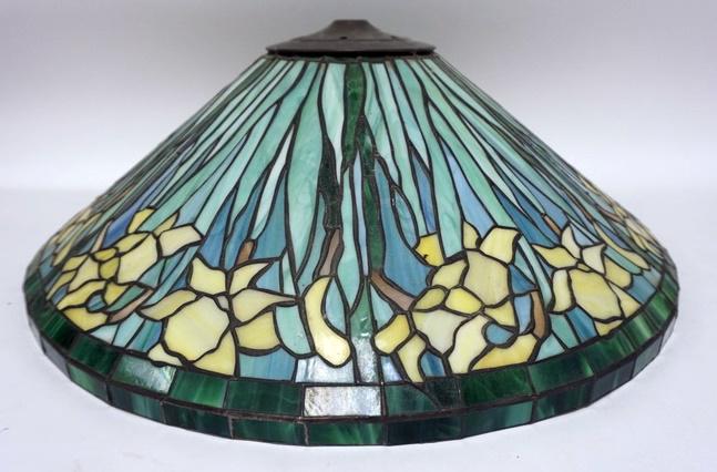 ANTIQUE LEADED GLASS DOME (1 of 4)