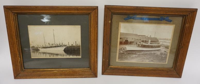 2 ANTIQUE STEAM SHIP PHOTOS (1 of 1)
