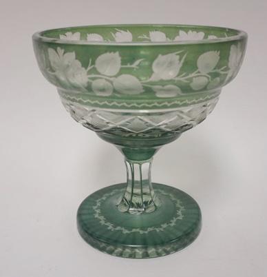 GREEN CUT TO CLEAR COMPOTE (1 of 3)