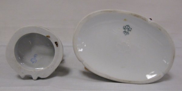 2 PORCELAIN FIGURES; BOTH W/MAKERS MARK; ONE W/SE - 3