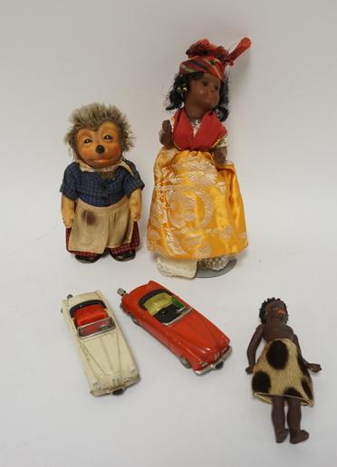 VINTAGE DOLLS AND SCHUCO TOY CARS (1 of 1)
