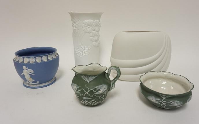 JASPERWARE, ROSENTHAL AND KAISER GERMANY: LOT OF JASPERWARE, ROSENTHAL, AND KAISER GERMANY