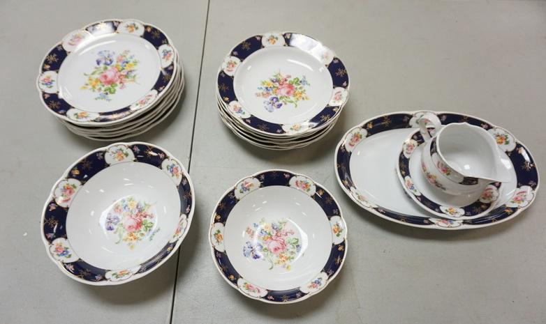 `CLASSIC BLUE TRIPTIS DINNERWARE (1 of 1)