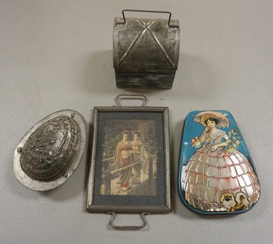 EGG  MOLD, PHOTO TRAY, TIN BOX, CANDY TIN (1 of 1)