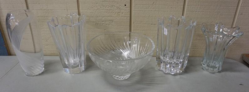 5 PC CRYSTAL LOT W/ORREFORS (1 of 1)