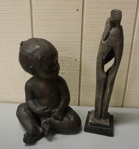 MODERN STATUE & CHILD STATUE (1 of 1)