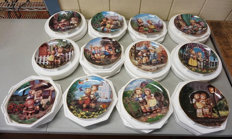 LOT OF 12 HUMMEL PLATES-LITTLE COMPANIONS (1 of 1)
