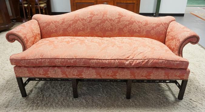 CHIPPENDALE STYLE HUMP BACK SOFA (1 of 3)