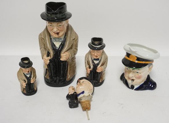 6 WINSTON CHURCHILL ITEMS (1 of 3)