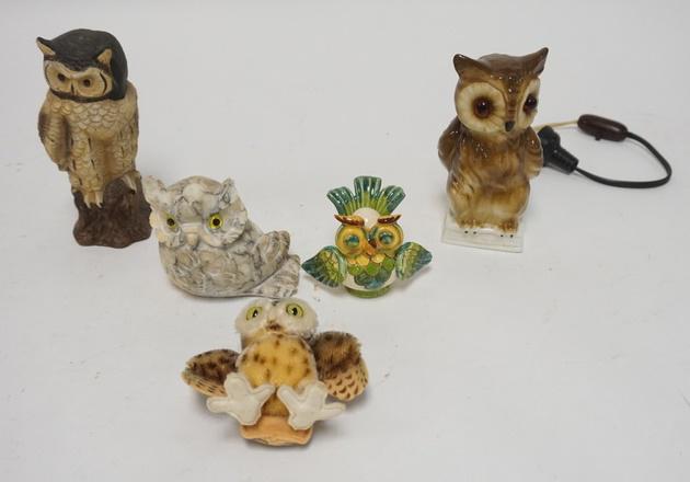 5 PC OWL LOT (1 of 1)