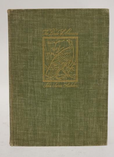 BIRDS OF AMERICA BY JOHN JAMES AUDUBON: BIRDS OF AMERICA BY JOHN JAMES AUDUBON 9 1/4 IN X 12 3/4 IN 2 IN THICK