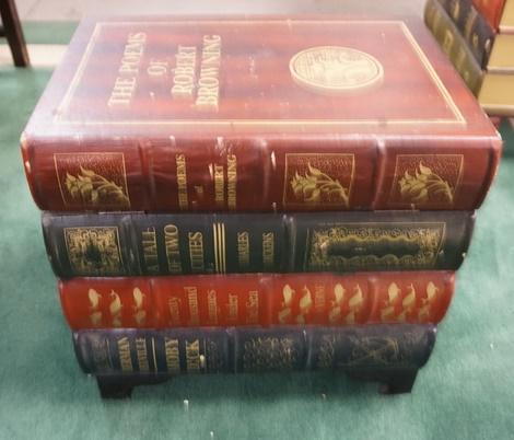 LIFT TOP BOOK FORM LIQUOR CABINET (1 of 2)