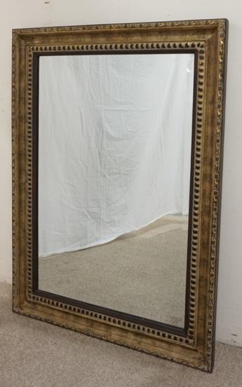 LARGE BEVELED MIRROR IN CARVED FRAME (1 of 1)