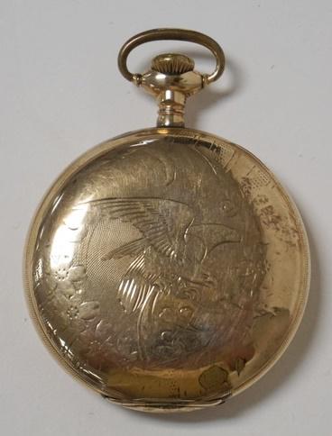 ELGIN POCKET WATCH IN A 20 YEAR CASE (1 of 5)