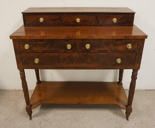 FEDERAL 6 DRW ACANTHUS CARVED SIDE BOARD (1 of 3)