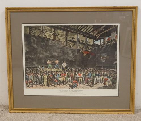 FRAMED BOXING PRINT (1 of 4)
