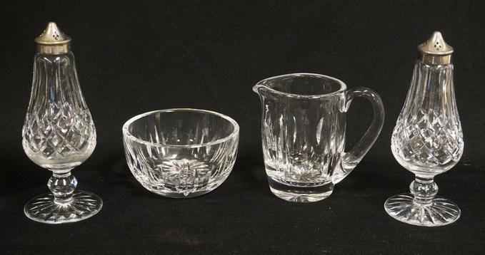 4 PCS OF WATERFORD CUT CRYSTAL (1 of 1)