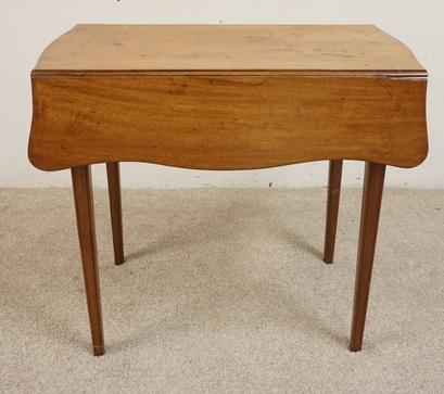 ANTIQUE WALNUT 1 DRW TABLE (1 of 3)